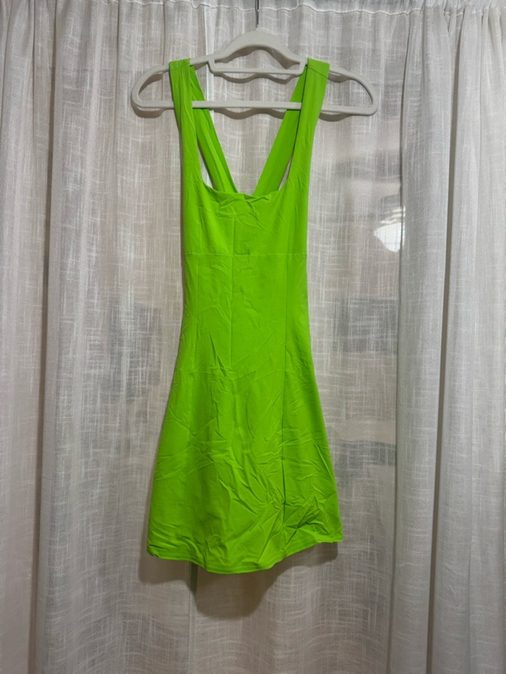 Outdoor Voices Lime Green Exercise Dress